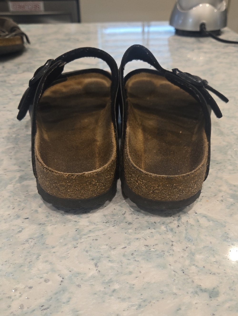 Birkenstock Size 36 Double-Buckle Slide Sandals in Black - Picture 3 of 5